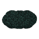 Swirl Coco Door Mat | Green and Black