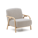 Sylo Armchair | Beige / Natural Ash