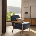 Sylo Armchair | Blue / Natural Ash