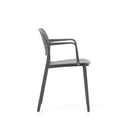 Saben Stackable Patio Chair | Grey