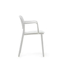 Saben Stackable Patio Chair | White