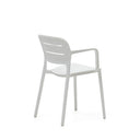 Saben Stackable Patio Chair | White
