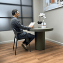 Saben Stackable Patio Chair | Mocha