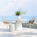 Santorini Patio Round Dining Table