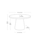 Santorini Patio Round Dining Table