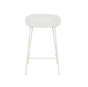 Turner Bench Barstool | White Boucle