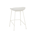 Turner Bench Barstool | White Boucle