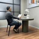 Shio Stackable Patio Chair | Black