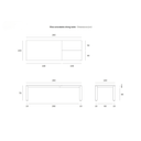 Slice Extension Dining Table | Oak