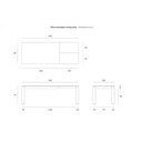 Slice Extension Dining Table | Oak