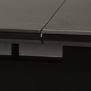 Solace Ceramic Extension Dining Table | Black Marble