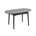 Solace Ceramic Extension Dining Table | Grey Stone