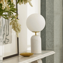 Dorset Table Lamp | White Marble