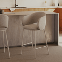 Steels Bench Barstool | Dove Grey
