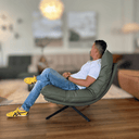 Sven Swivel Armchair | Olive