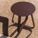 Tamaris Patio Side Table | Brown