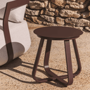 Tamaris Patio Side Table | Brown