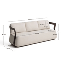 Tamaris Patio Sofa | Brown