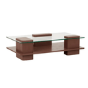 Teddy Glass Coffee Table | Brick