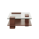 Teddy Glass Coffee Table | Brick