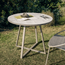 Tella Patio Dining Table | Beige / Ecru