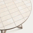 Tella Patio Dining Table | Beige / Ecru