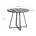 Tella Patio Dining Table | Graphite / Multi