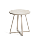 Tella Patio Side Table | Beige / Ecru