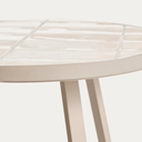 Tella Patio Side Table | Beige / Ecru