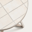 Tella Patio Side Table | Beige / Ecru