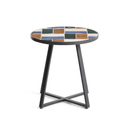 Tella Patio Side Table | Graphite / Multi