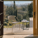 Tella Patio Side Table | Graphite / Multi