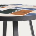 Tella Patio Side Table | Graphite / Multi