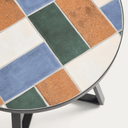 Tella Patio Side Table | Graphite / Multi