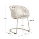 Tenaro Patio Chair | Beige