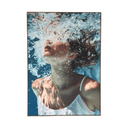 The Pool Framed Canvas Print