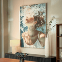 The Pool Framed Canvas Print