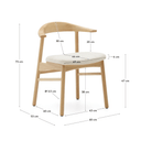 Timons Dining Chair | Natural Oak