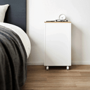 Tower Portable Side Table | White
