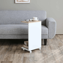 Tower Portable Side Table | White