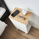 Tower Portable Side Table | White