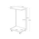 Tower Portable Side Table | White