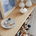Tower Shoe Rack Console Table | White