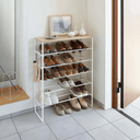 Tower Shoe Rack Console Table | White