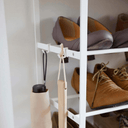 Tower Shoe Rack Console Table | White