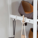 Tower Shoe Rack Console Table | White