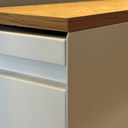 Tower Sliding Storage Cart | White