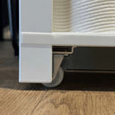 Tower Sliding Storage Cart | White