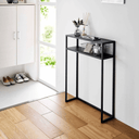 Tower Slim Console Table 2 | Black