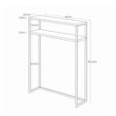 Tower Slim Console Table 2 | Black